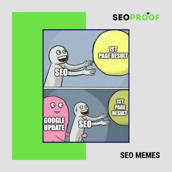 Quando il sito arriva in prima pagina ma Google aggiorna l'algoritmo. SEO MEME #4